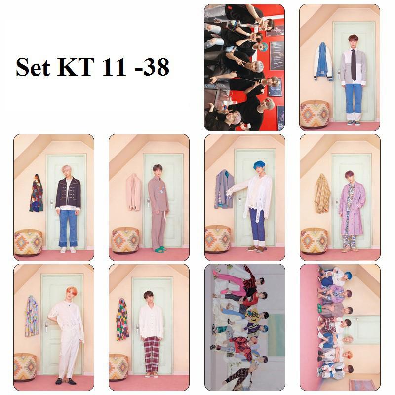 Set 10 jelly card mềm dân được BTS persona ( 5 mẫu)