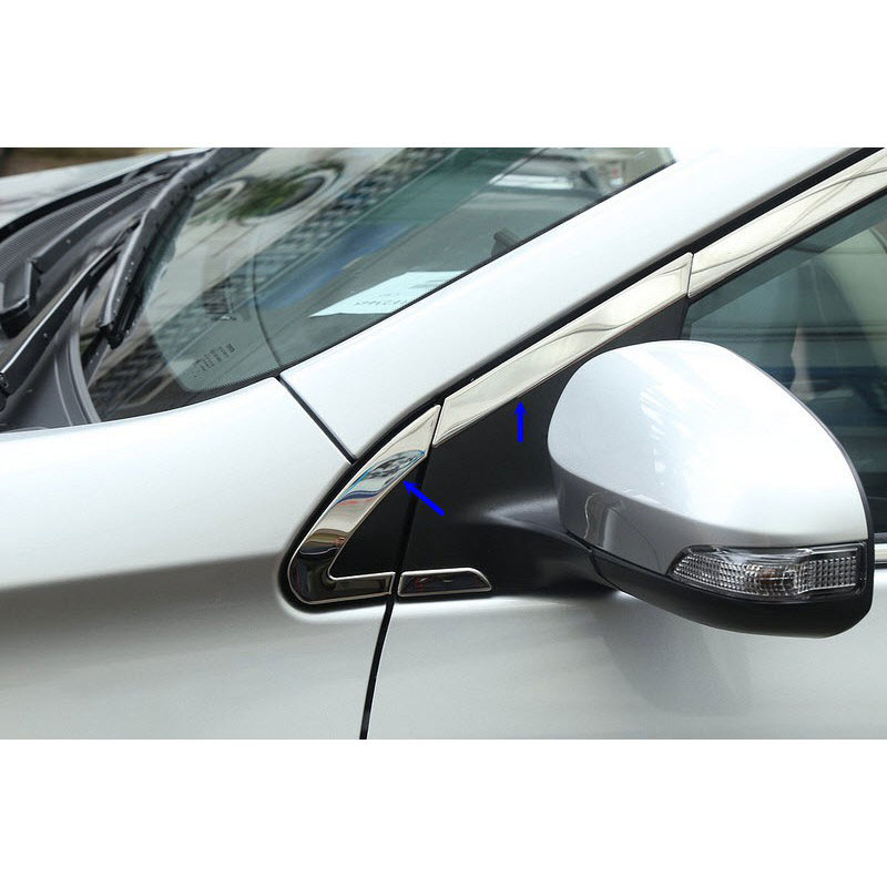 Bộ Nẹp Viền Cong Kính Inox Dành Cho Xe Ô Tô Altis 2017 2018 2019 2020