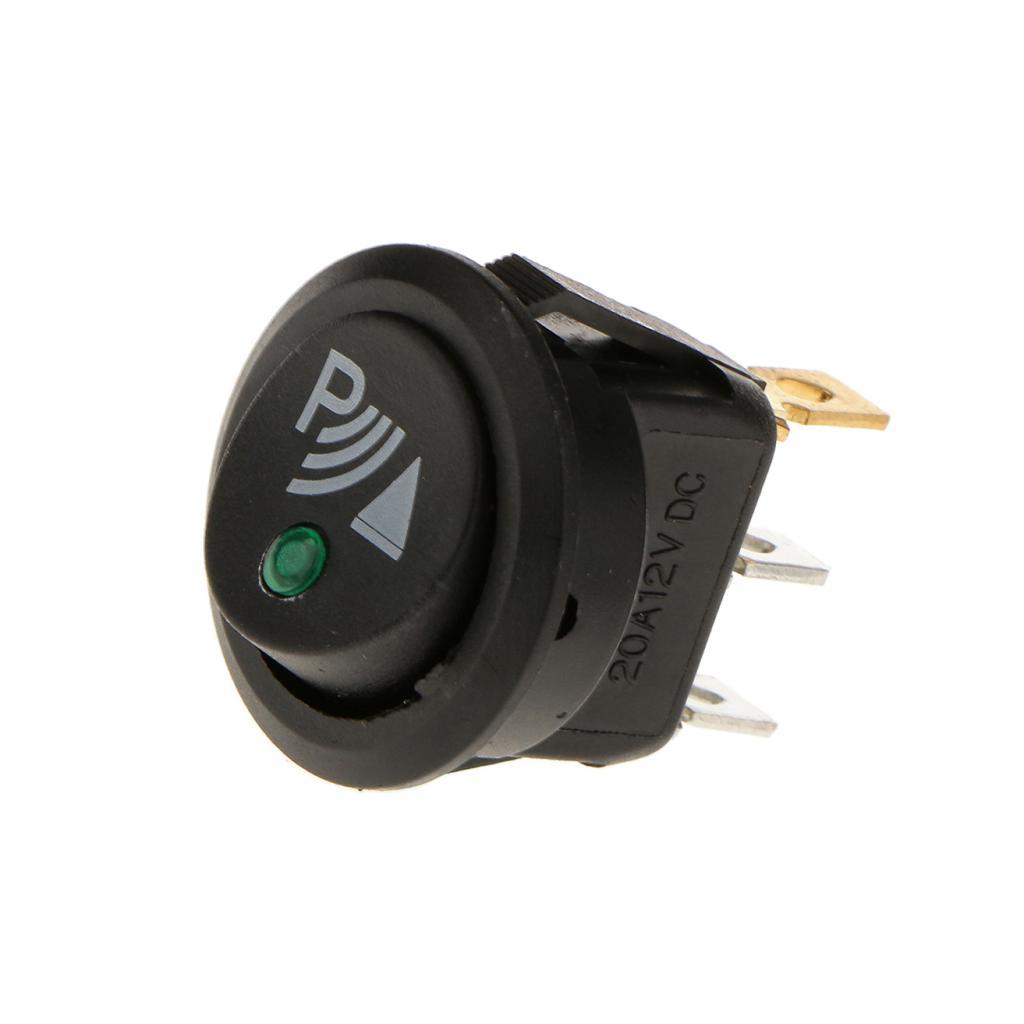 3x12V Front Rocker Wireless Parking Sensor Switch Button Kits for Car Rv