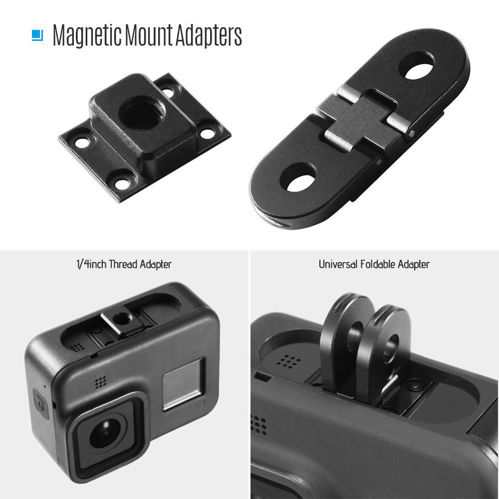 Bộ điều hợp gắn từ tính cho máy ảnh có thể gập lại đa năng 1/4 inch Tương thích với GoPro Max