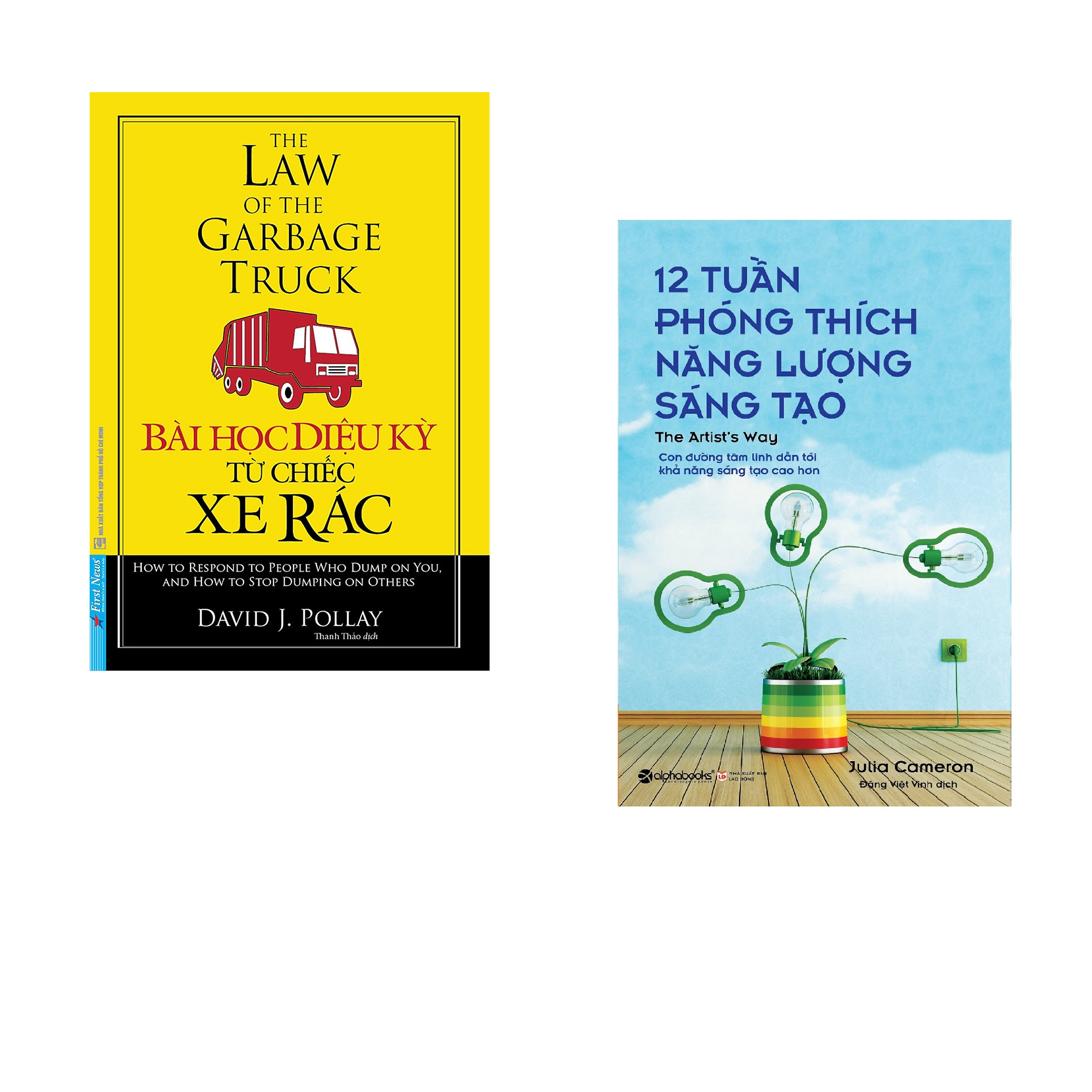 Combo 2 cuốn sách: Bài Học Diệu Kỳ Từ Chiếc Xe Rác (Khổ lớn) + 12 tuần phóng thích năng lượng sáng tạo