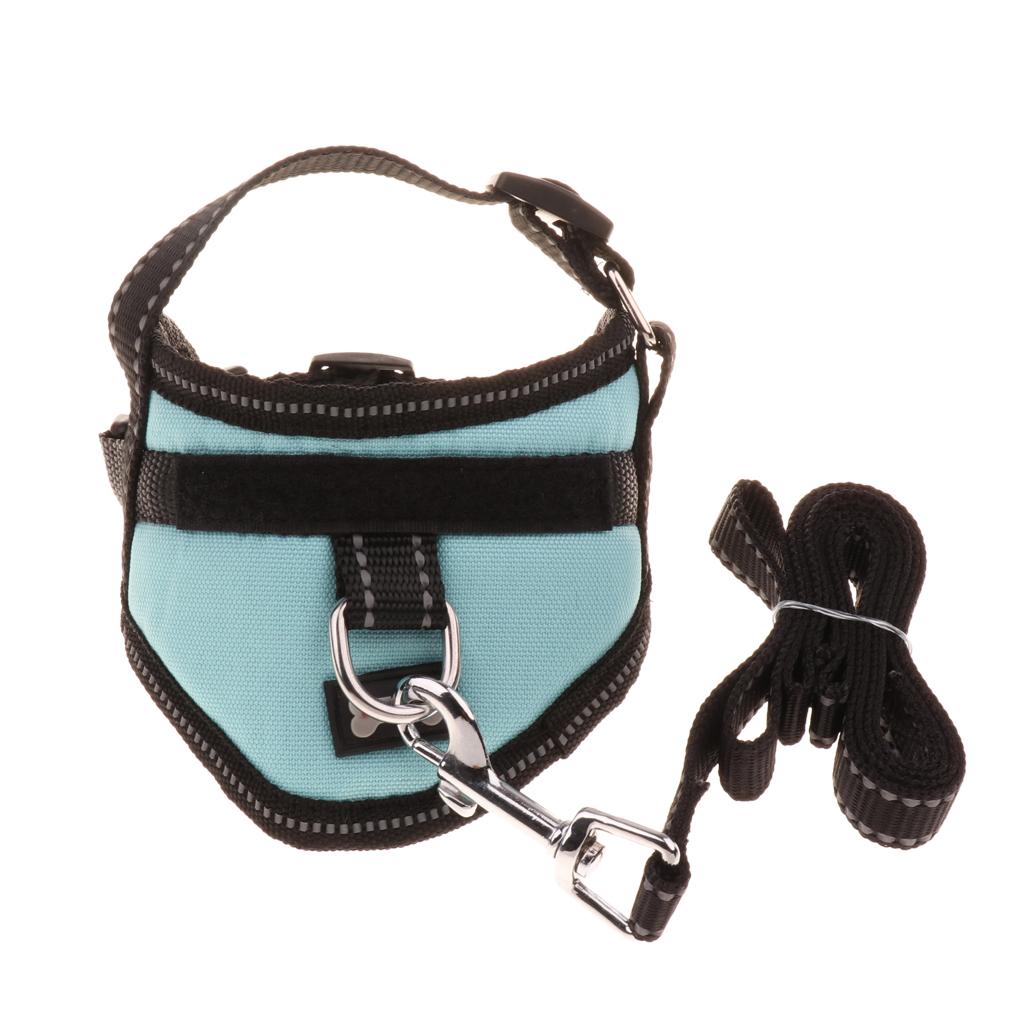 Adjustable Harness Walking Lead Leash Chest Strap For Pet Cat