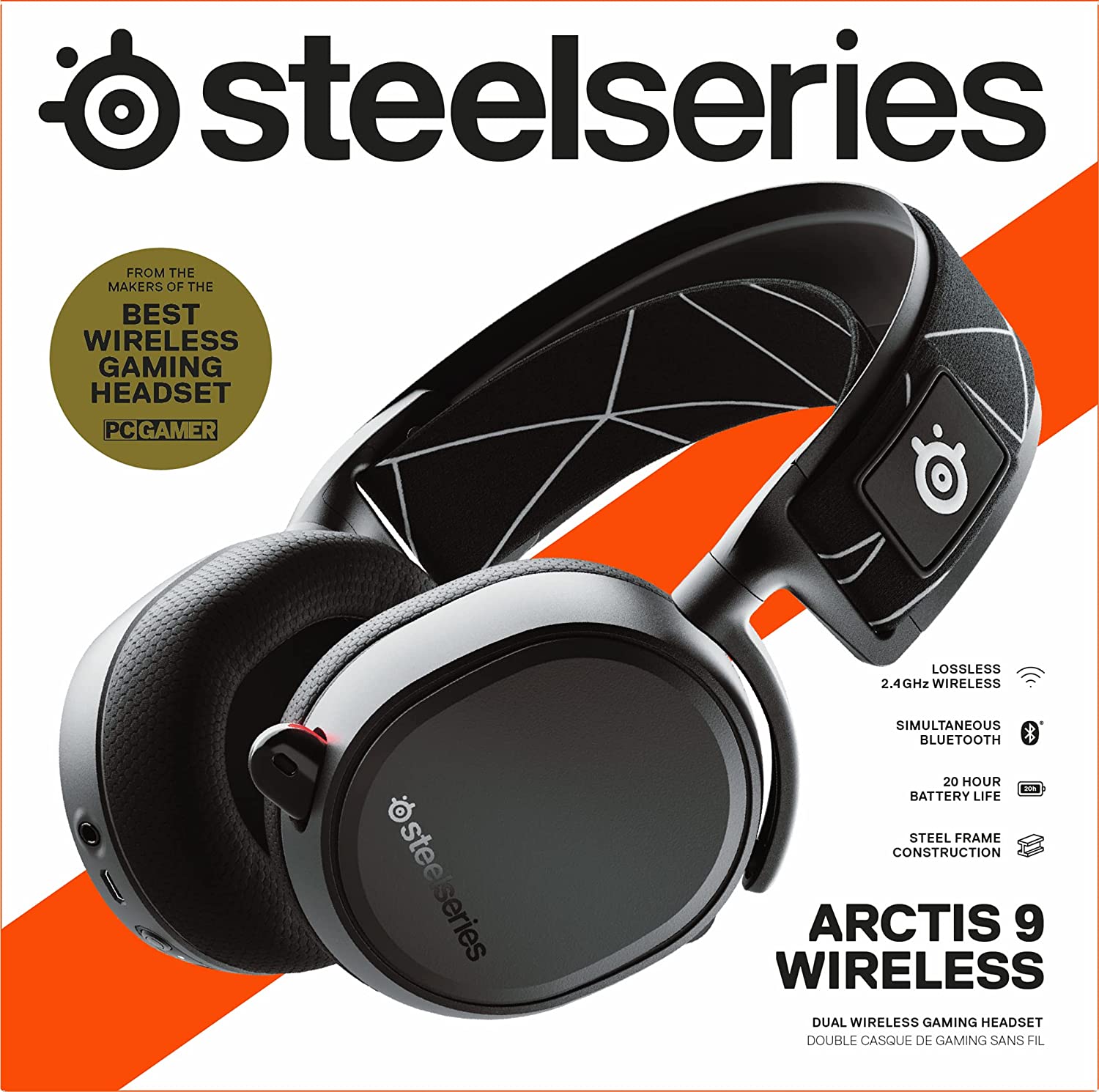 Tai nghe không dây Steelseries Arctis 9 Wireless_Hàng chính hãng