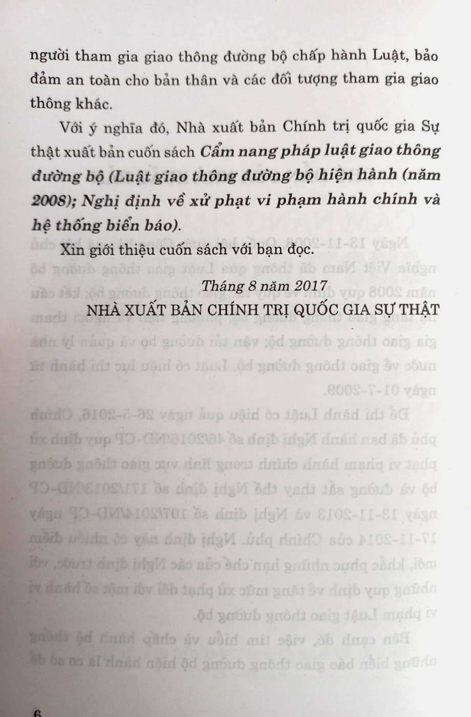 Cẩm nang pháp luật giao thông đường bộ