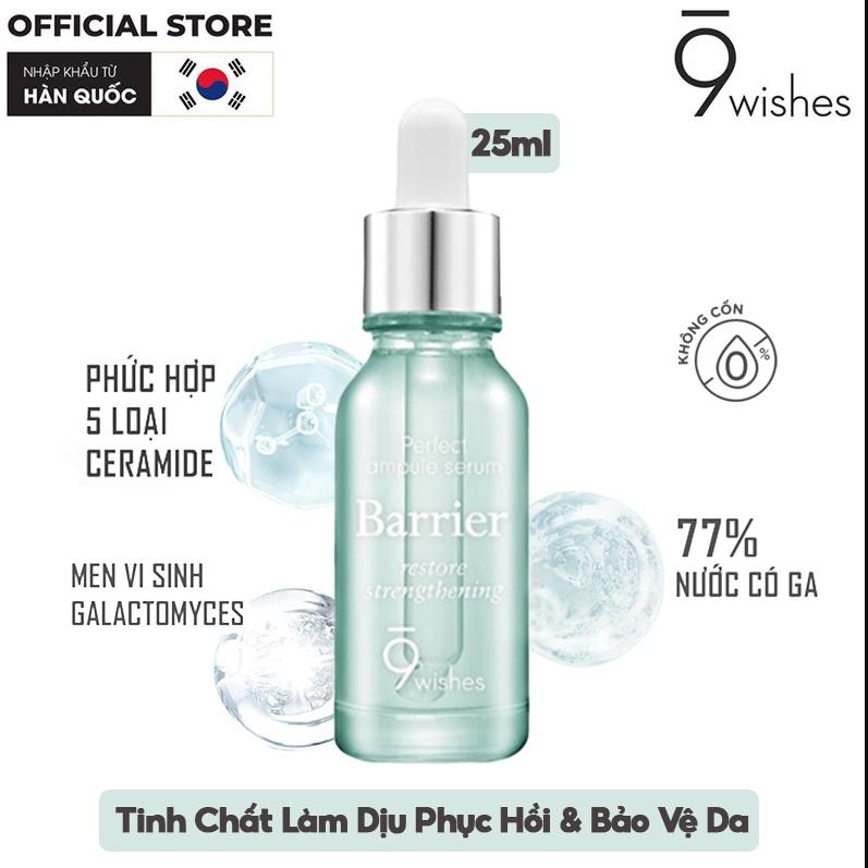 Tinh chất trẻ hóa 9 Wishes Barrier Ampule Serum Hàn Quốc 25ml