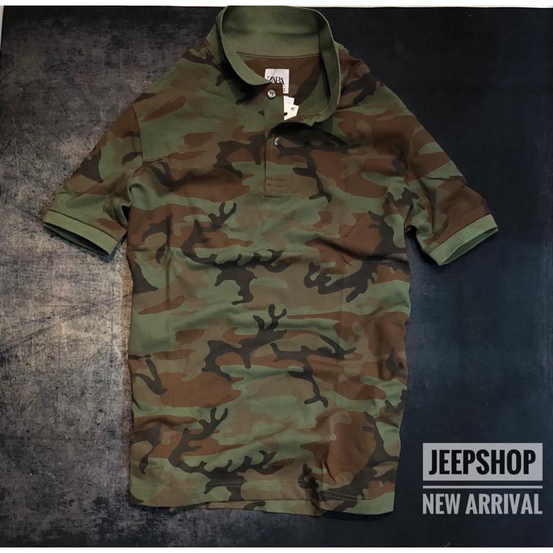 Áo thun polo camo - Woolank, Woolank