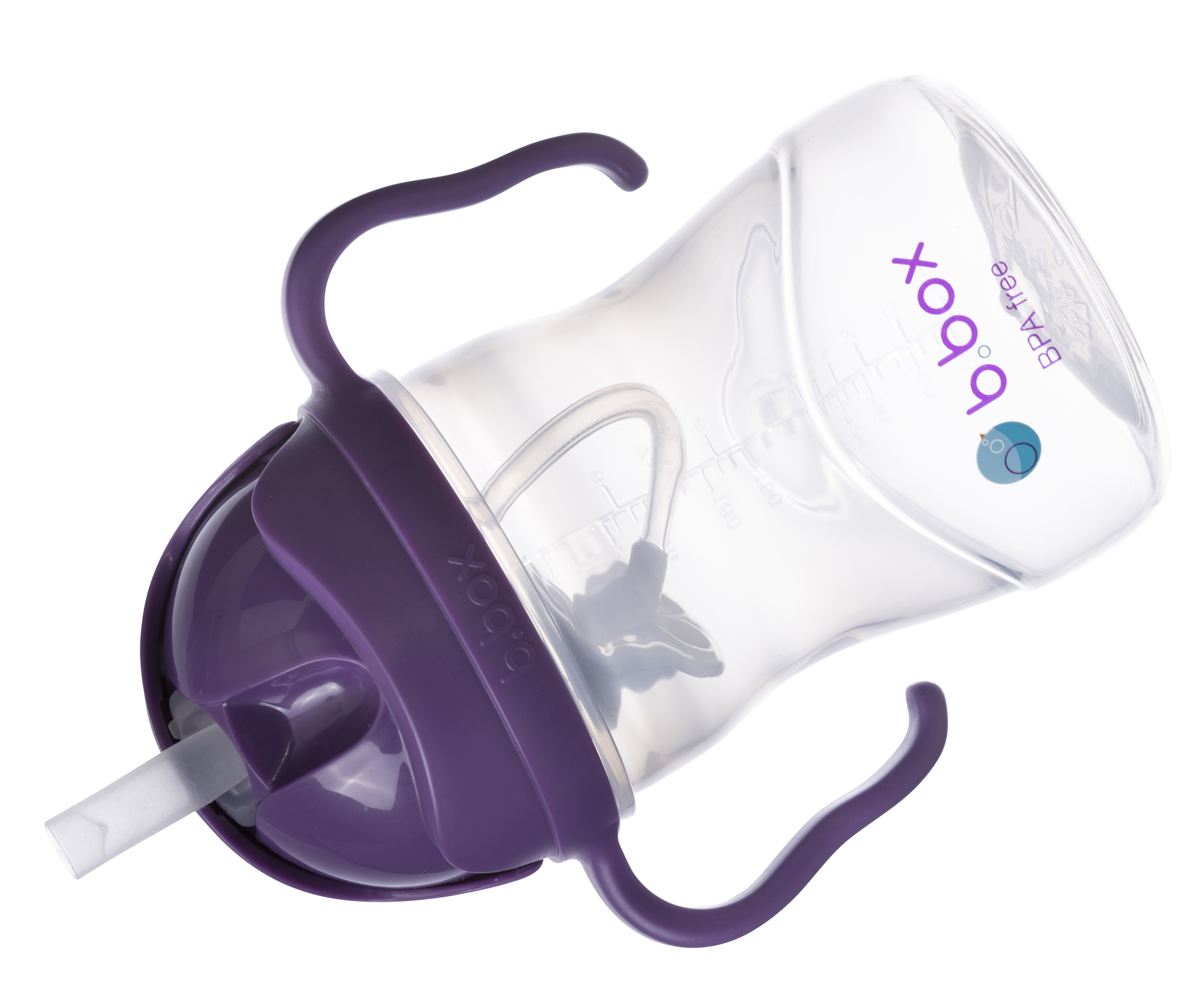 B.box Disney Bình nước 360 độ cho bé tập uống nước 240ml - Tím