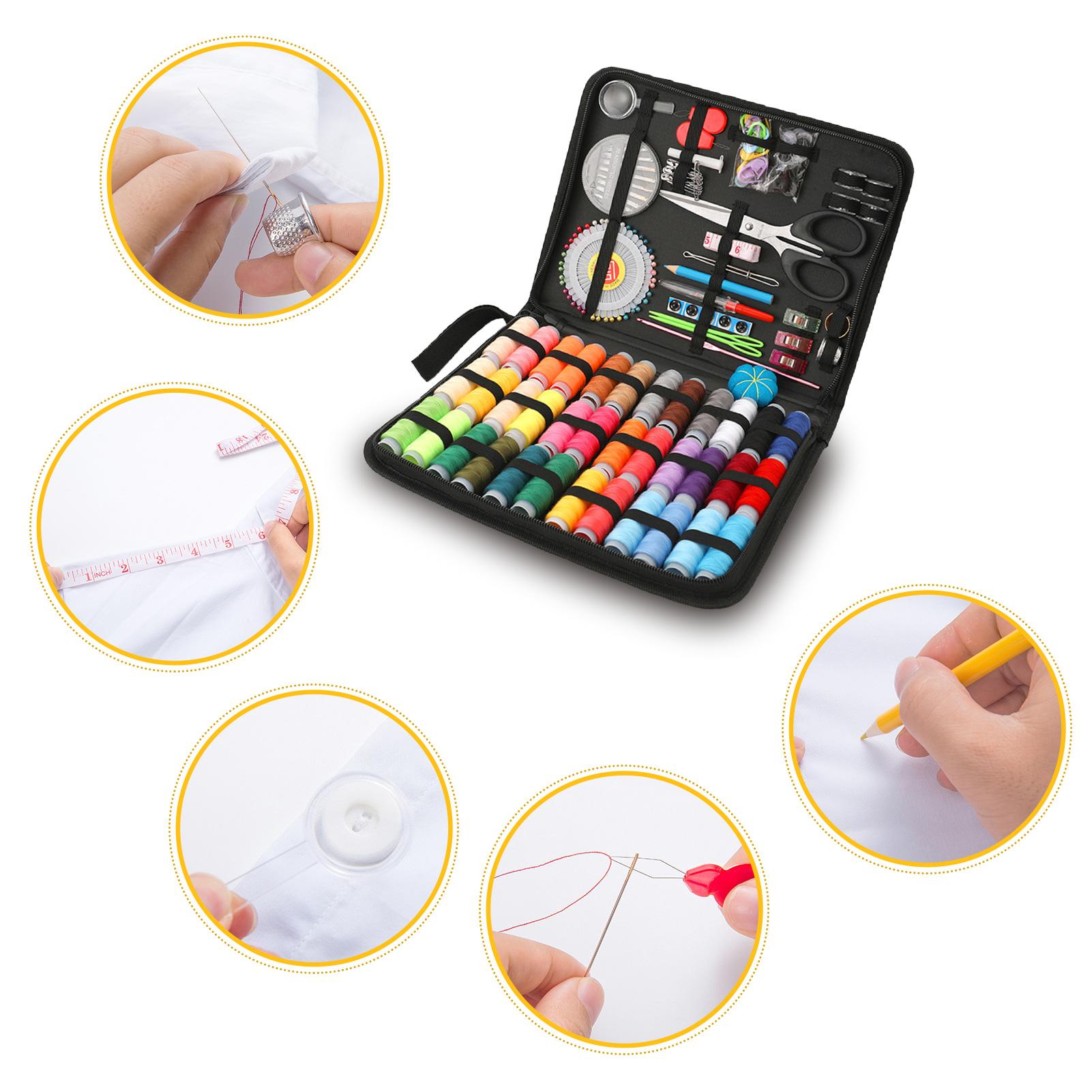 Bộ dụng cụ may vá hoàn hảo gồm tất cả các công cụ cần thiết được yêu cầu để thực hiện các công việc sửa chữa cơ bản với 230 chi tiết