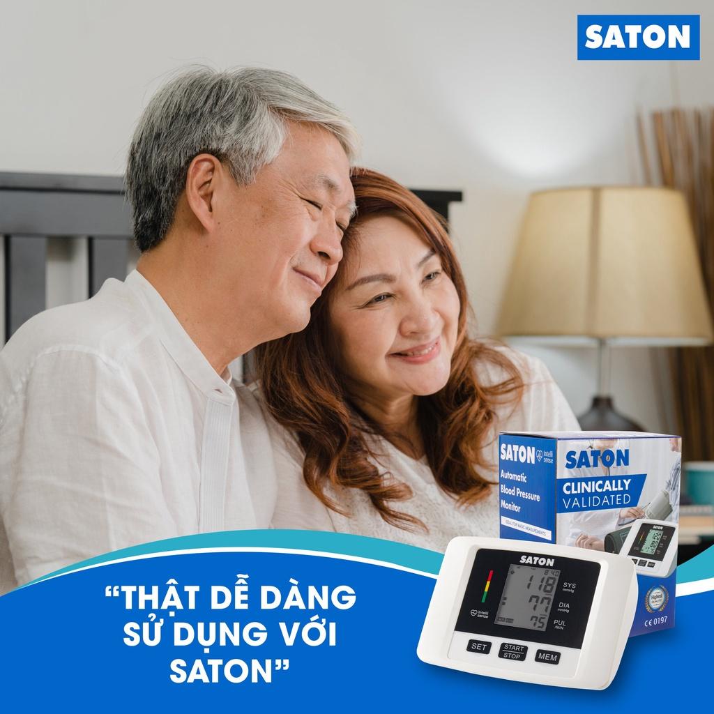 Máy đo huyết áp bắp tay tự động SATON BSX585 - Gian hàng chính hãng