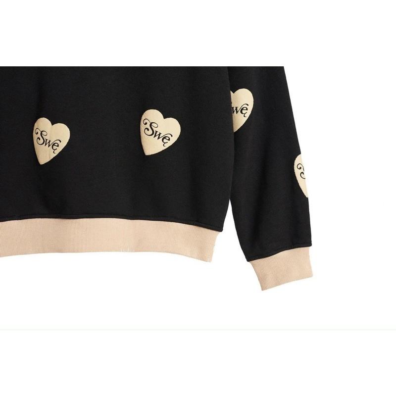 Áo Khoác Cardigan S.W.E Love Nỉ Bông Chất Mịn Đẹp