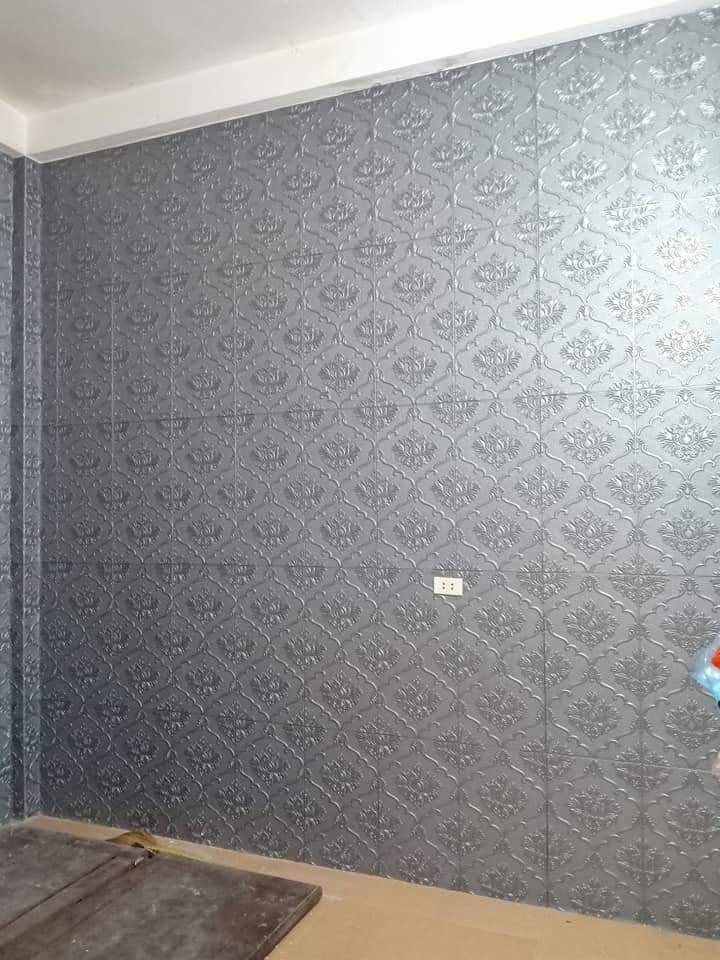 Combo 15 Tấm Xốp Dán Tường Cổ Điển Hoa Sen 3D 70x70cm Siêu Đẹp, Sang Trọng, Hàng Loại 1