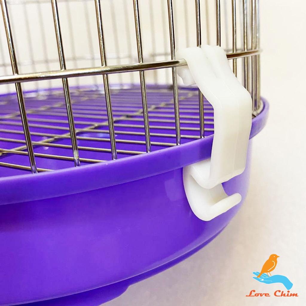 Lồng chim khuyên inox LOVECHIM, Lồng khuyên giá rẻ chất liệu Inox