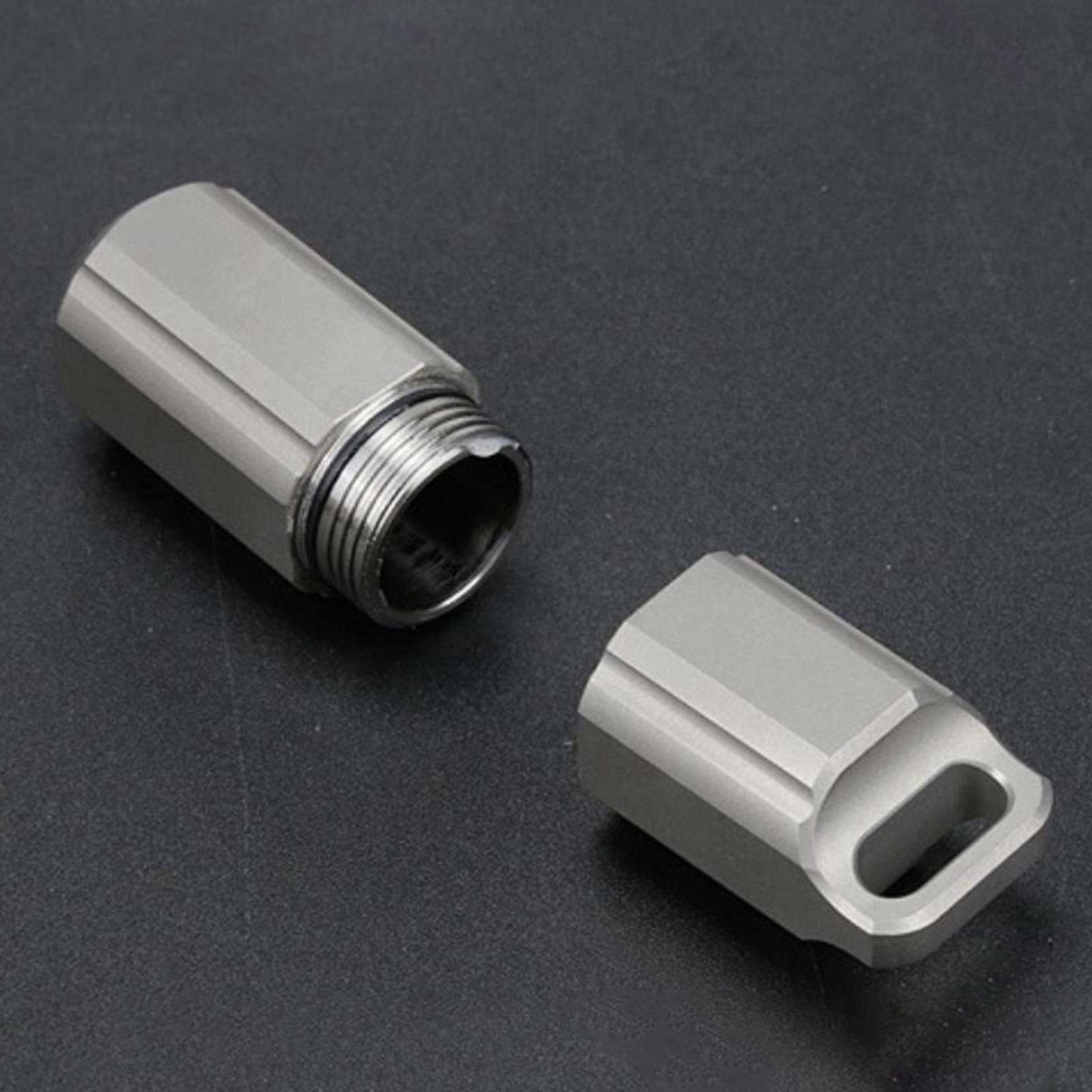 Mini Sealed  Case Capsule  Bottle  Holder  Box for Purse