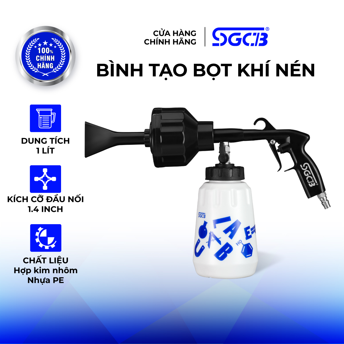 Tornador Súng Tạo Bọt Rửa Xe Khí Nén SGGC088