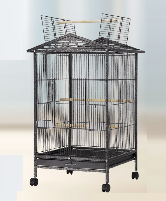1 lồng T3 thép sơn tĩnh điện cao cấp nhập khẩu 44*44*85 dùng nuôi các dòng vẹt nhỏ và trung