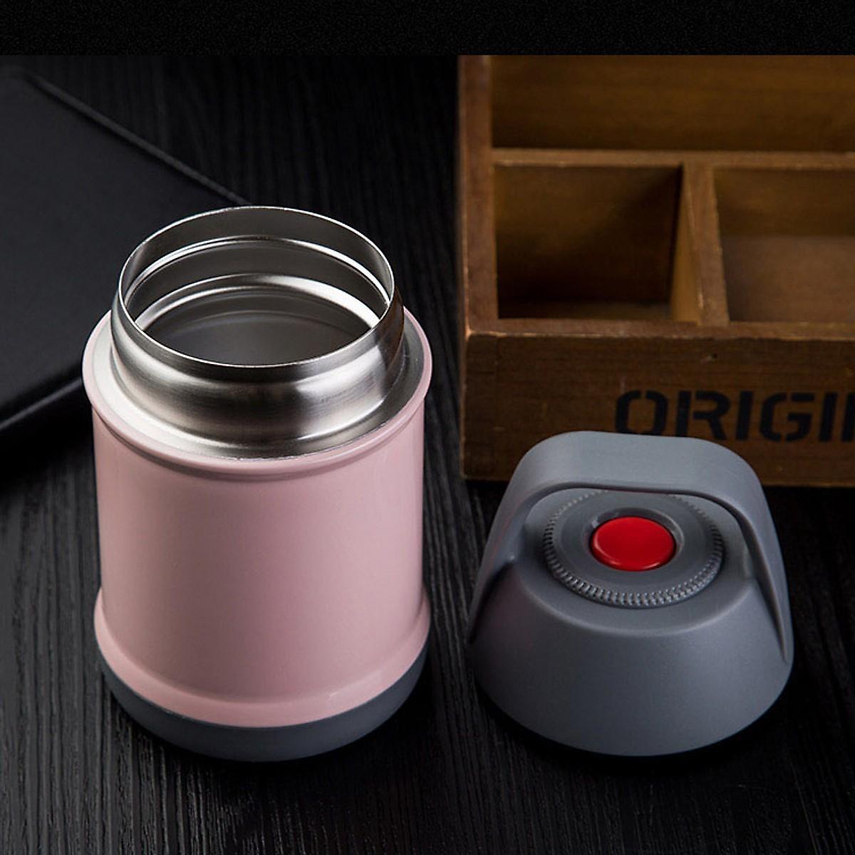 Bình ủ cháo siêu tốc 450ml - Màu ngẫu nhiên - Bình giữ nhiệt - GDHN Loại Tốt