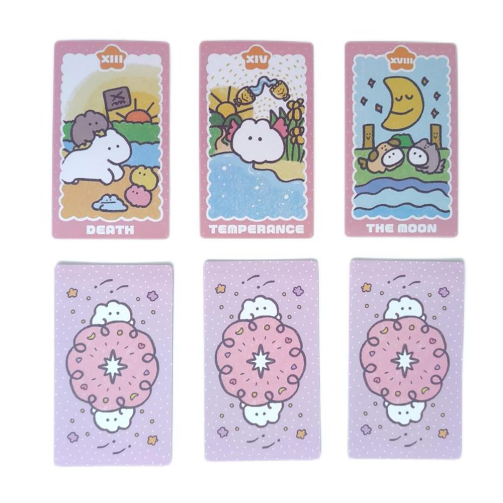 [Size Gốc] Bộ bài MokmokChan  Tarot 78 lá bài 7x12 Cm tặng đá thanh tẩy