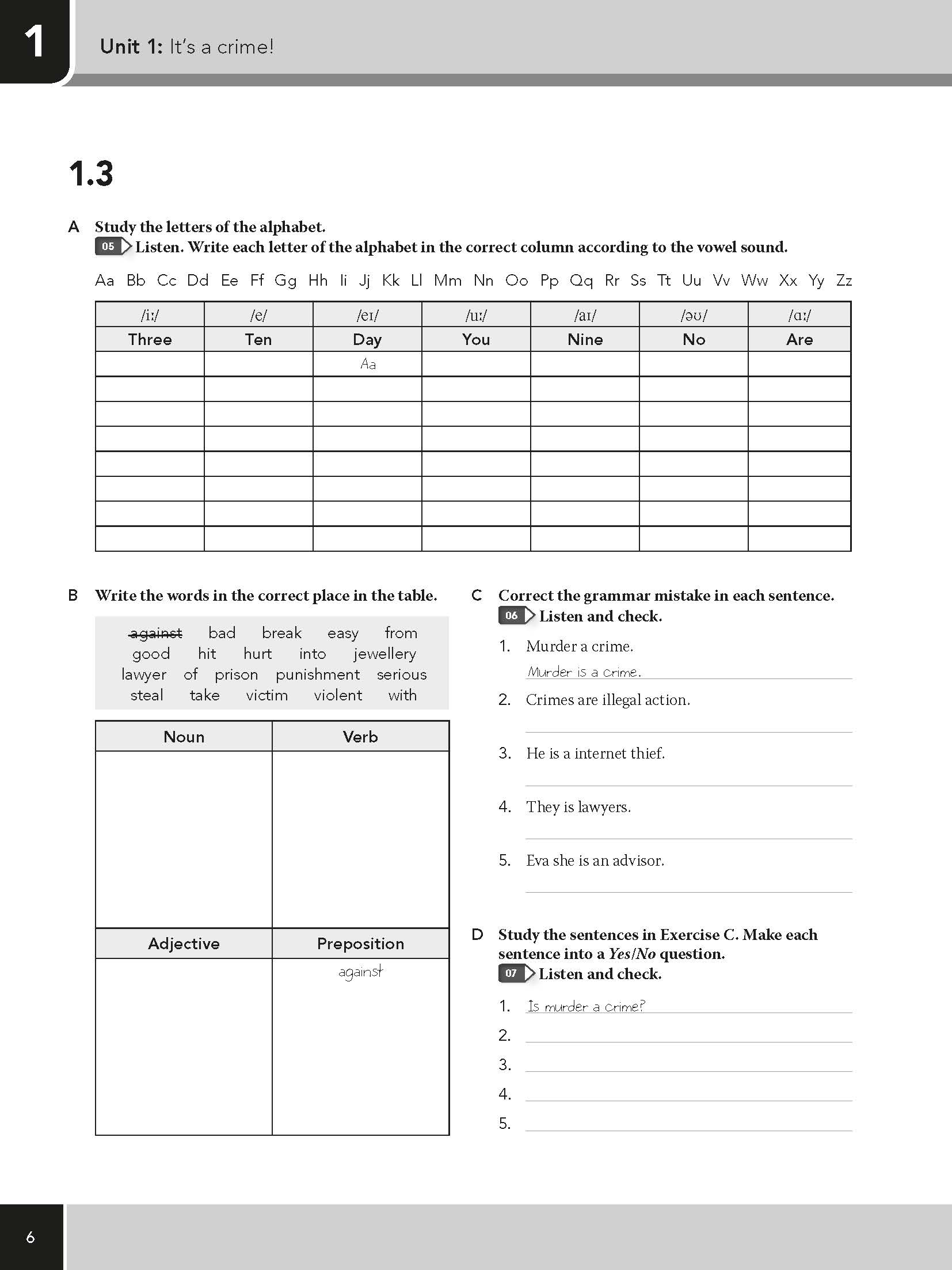 Moving into Law - Workbook