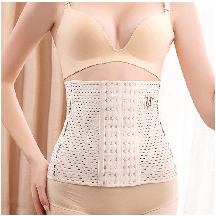 Đai Gen Nịt Bụng Có Thanh Chống Cuộn  - 6 Nấc Cài - Nịt Bụng Giảm Mỡ Sau Sinh