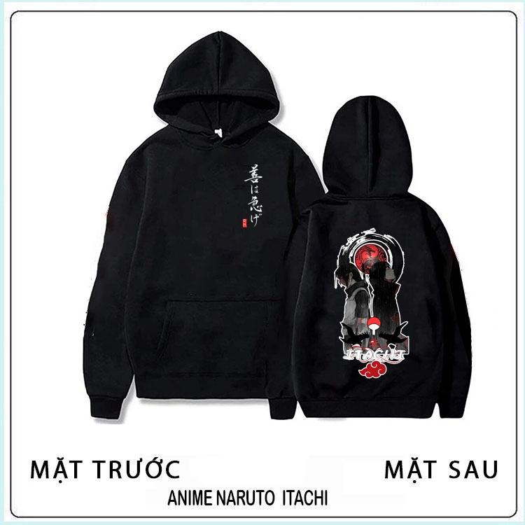 BST áo Hoodie Naruto itachi - sasuke anime manga mẫu mới đẹp mẫu mới cực chất