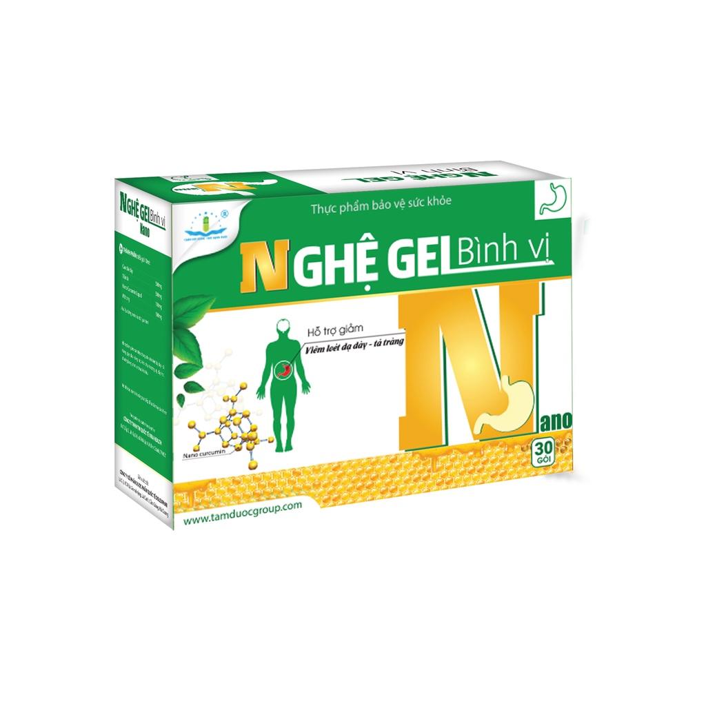 Nghệ Bình Vị Gel Hộp 30 gói - Hỗ Trợ Giảm Viêm Loét Dạ Dày Tá Tràng