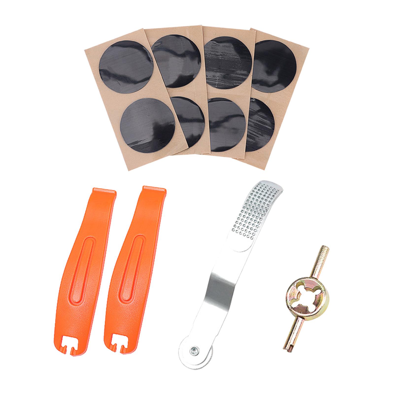 Multifunction Bike Inner Tube Repair Kit Handy Maintenance Set for Road Mountain Bikes