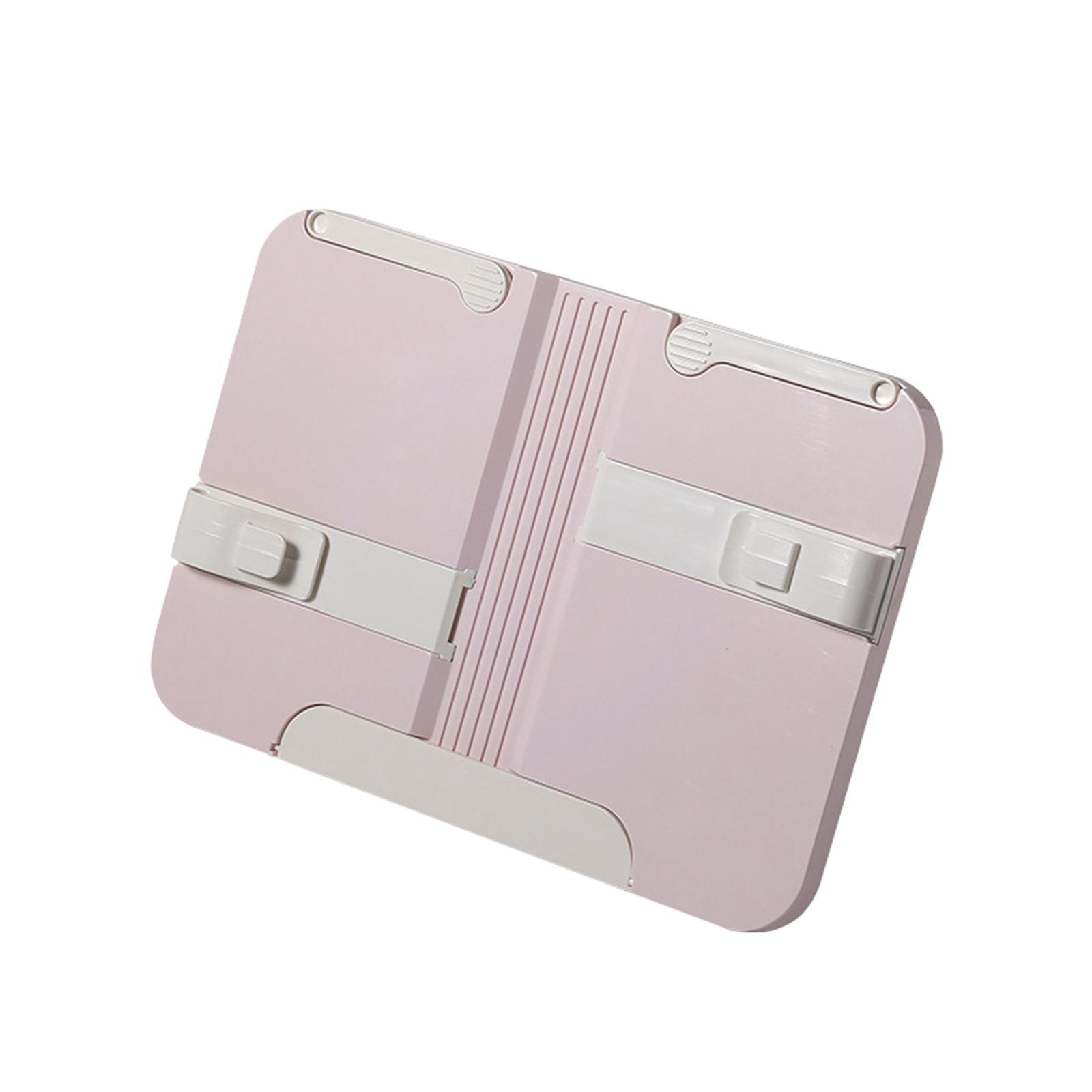 Table Book Holder Folding Book Stand for Reading Books Stand Recipe Shelf Portable Foldable Desk Bookstand for Office Documents Books Tablet
