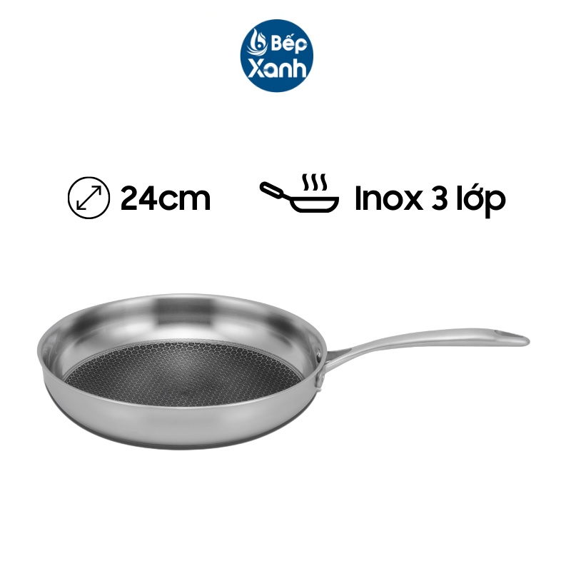 Hình ảnh Chảo chống dính Inox Malloca SA-05 EHN 24cm