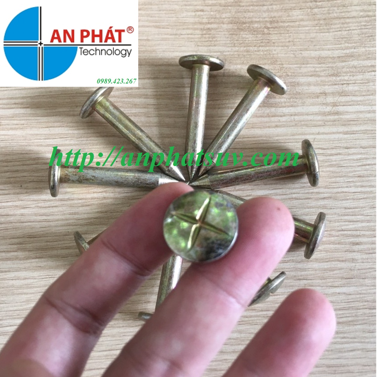 Đinh mốc trắc địa 3Cm/ 5Cm / 7Cm