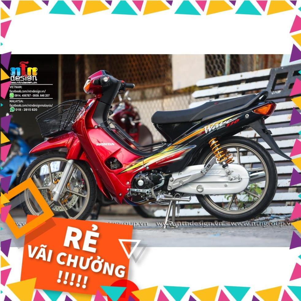 Tem Rời Wave Nhỏ 110 Mẫu Đen Đỏ Vàng