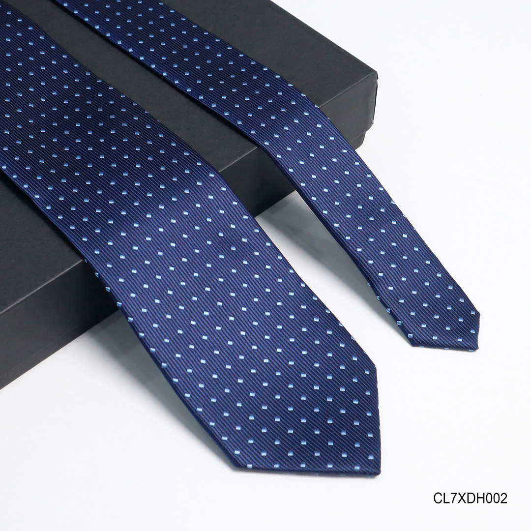 Cà vạt đồng phục bản trung 7 cm, họa tiết sang trọng có sẵn số lượng lớn - Thomas Nguyen