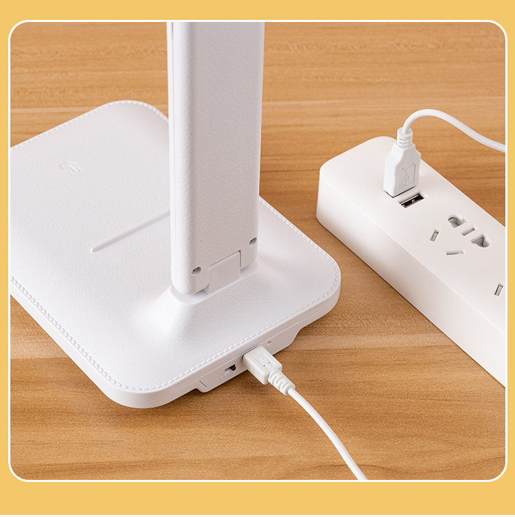 Đèn Led Để Bàn Học Sạc Usb Có Đế Để Điện Thoại PaKaSa - Hàng Chính hãng