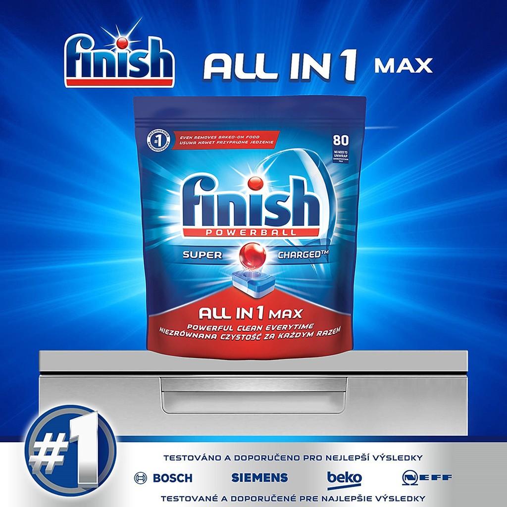 Viên rửa bát Finish All in 1 Max 80 viên