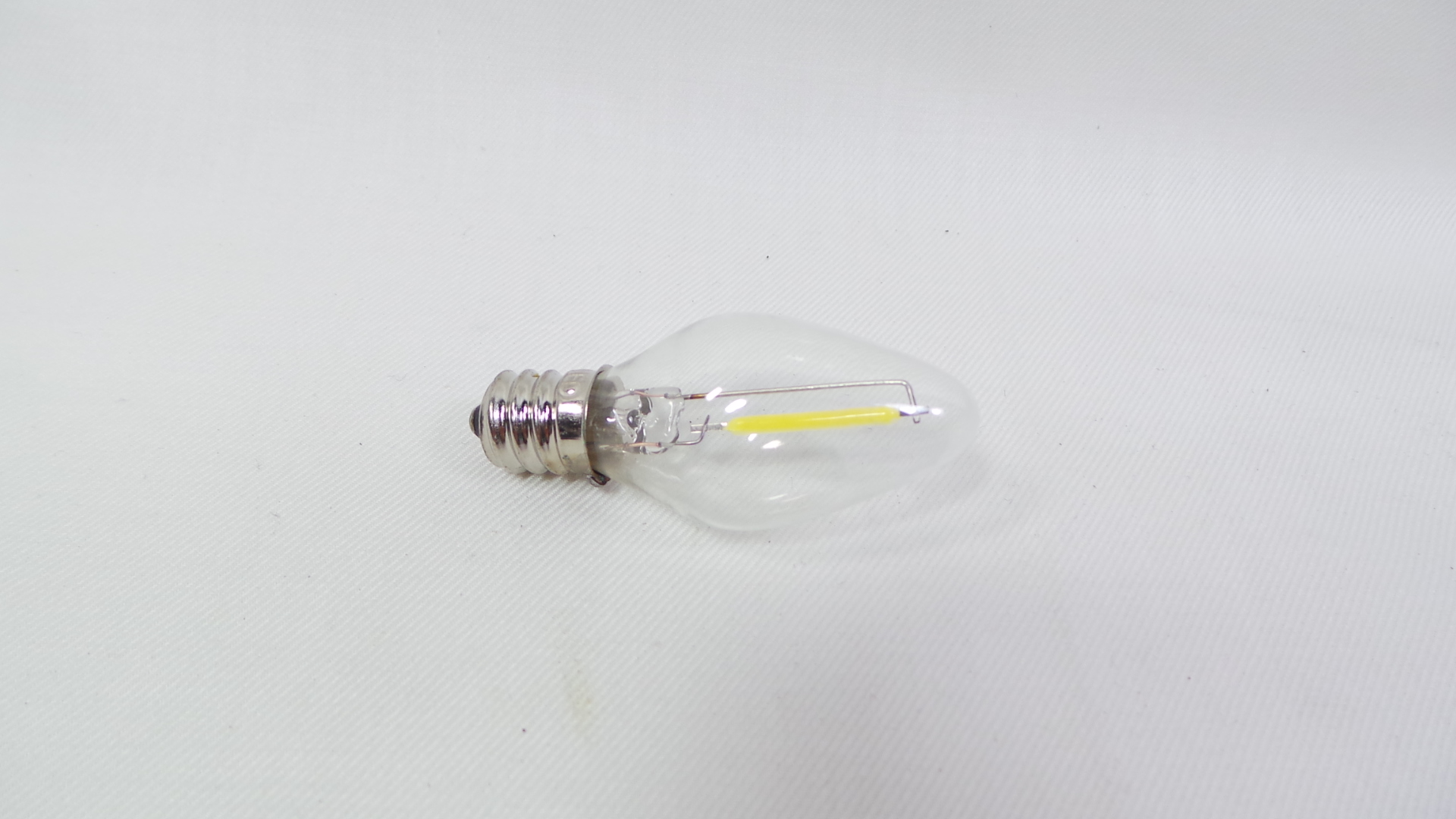 Bóng đèn led Edison giả sợt đốt trái ớt, cà na 1w, đuôi E12 (trong as vàng, trong as trắng, vàng as vàng)