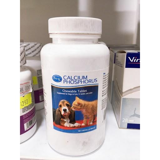 Viên Canxi Calcium Phosphorus cho chó mèo ( hộp 50 viên)
