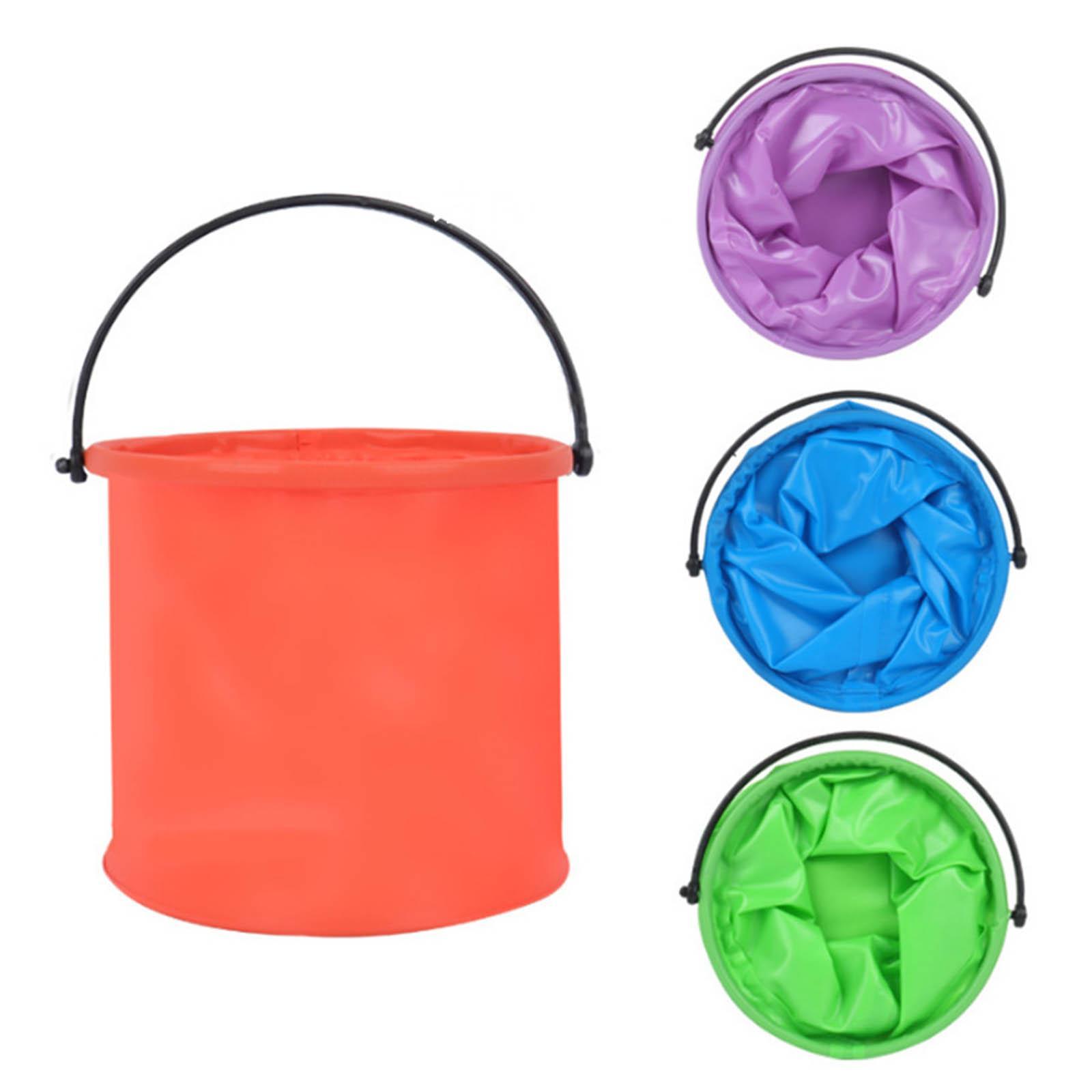 Multifunctional Collapsible Bucket Wash Basin for Backpacking Camping Hiking