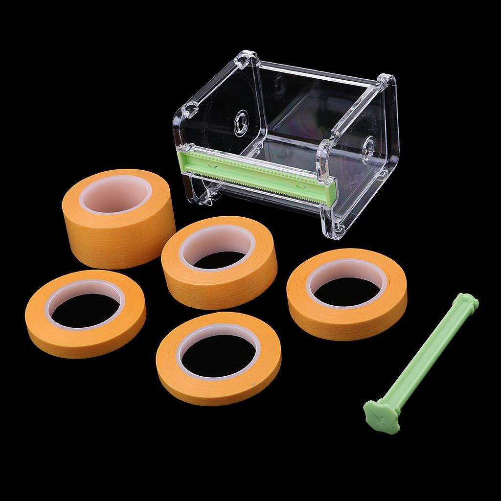 Băng Dính Mô Hình Hộp Dụng Cụ Tổ Chức W/5 Cuộn Đắp Mặt Nạ Băng Keo 5 Kích Thước
