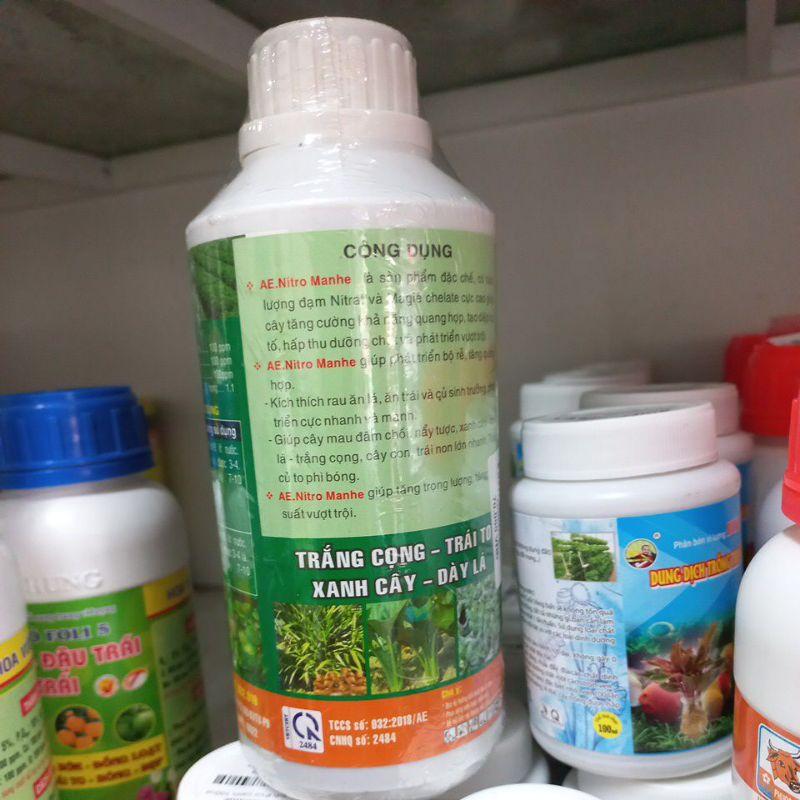 Phân bón lá AE Nitro Manhe Siêu dưỡng rau Anh Em 500ml