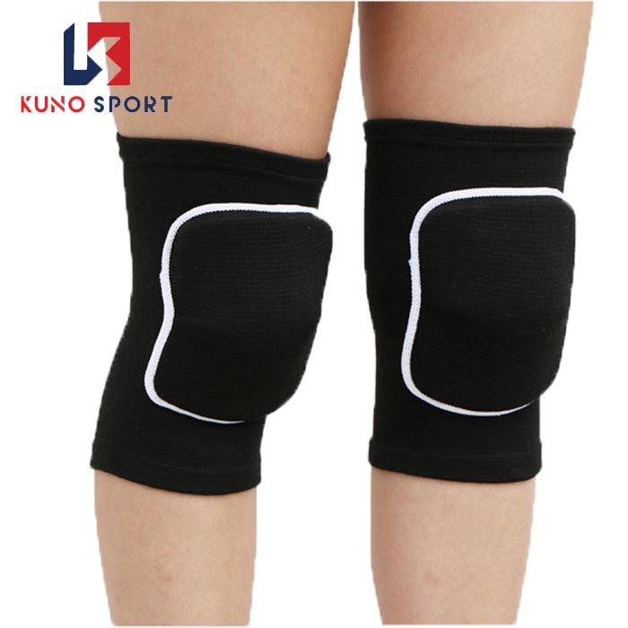 Băng bảo vệ đầu gối chơi thể thao, bó gối có mút xốp chống chấn thương cao cấp