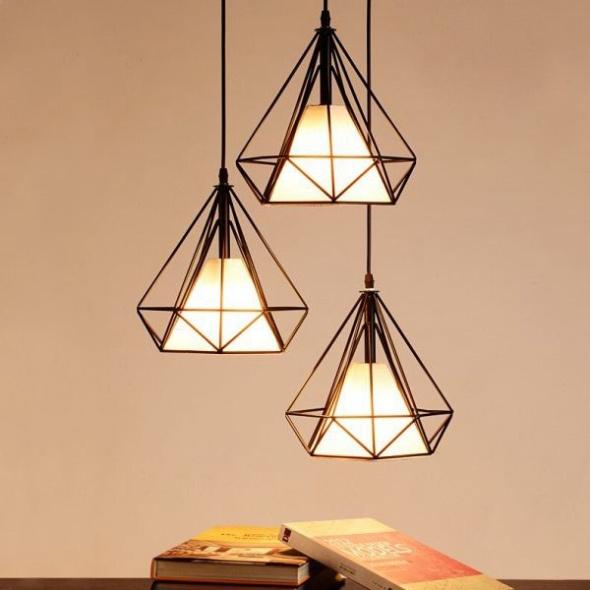 Đèn thả vàng fi 250 và bóng 5w, đèn thả quán cafe