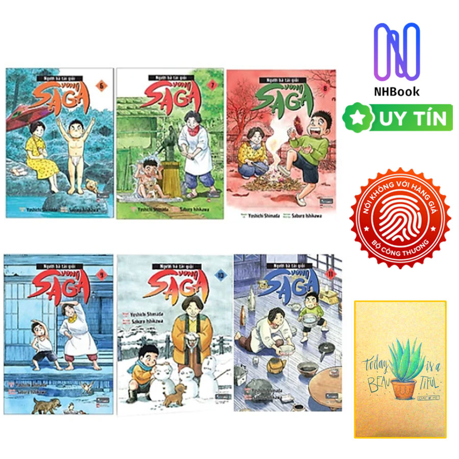 Combo Sách - Người Bà Tài Giỏi Vùng Saga - 6 Cuốn ( Tập 6 - 11 ) - SkyComics ( Tặng Kèm Sổ Tay Xương Rồng )