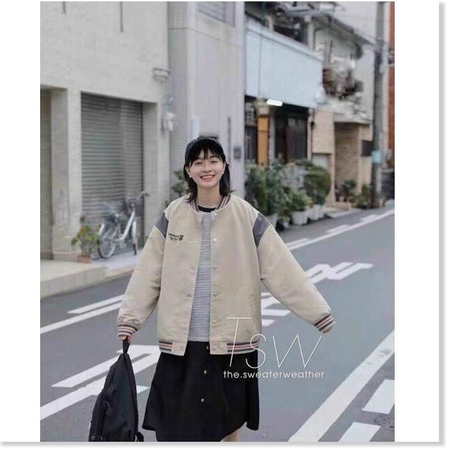 ÁO KHOÁC DÙ BOMBER UNISEX NAM NỮ XINH XẮN