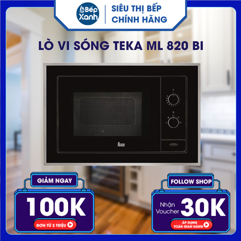 Lò vi sóng TEKA ML 820 BI - Hàng Chính Hãng