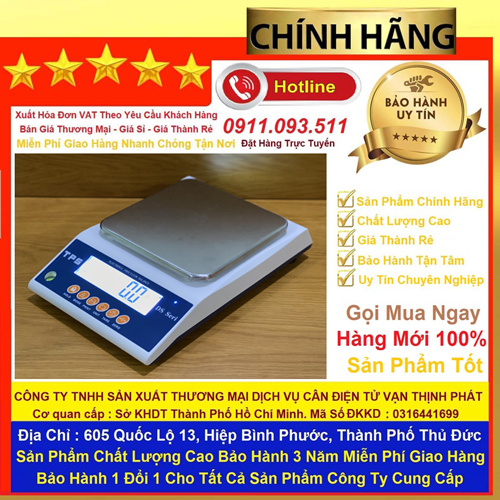 Cân Điện Tử TPS DS 3000 g 0.1 g