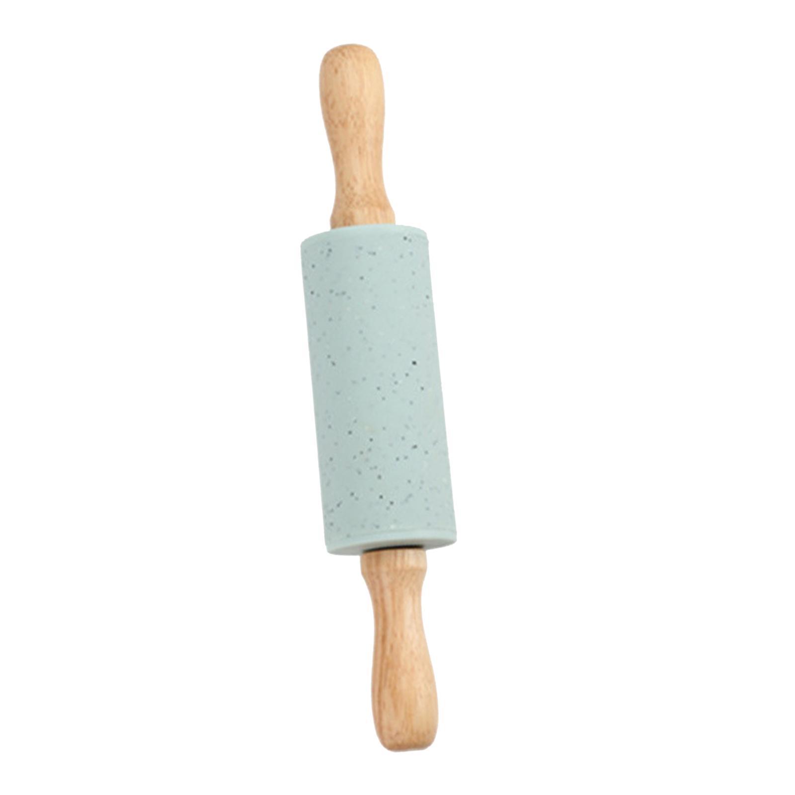 Wooden Rolling Pin for Baking Roller with Handles Handheld Easy Cleaning Roller Baking Tool for The Pastry Pizza Pie Kitchen Gadgets