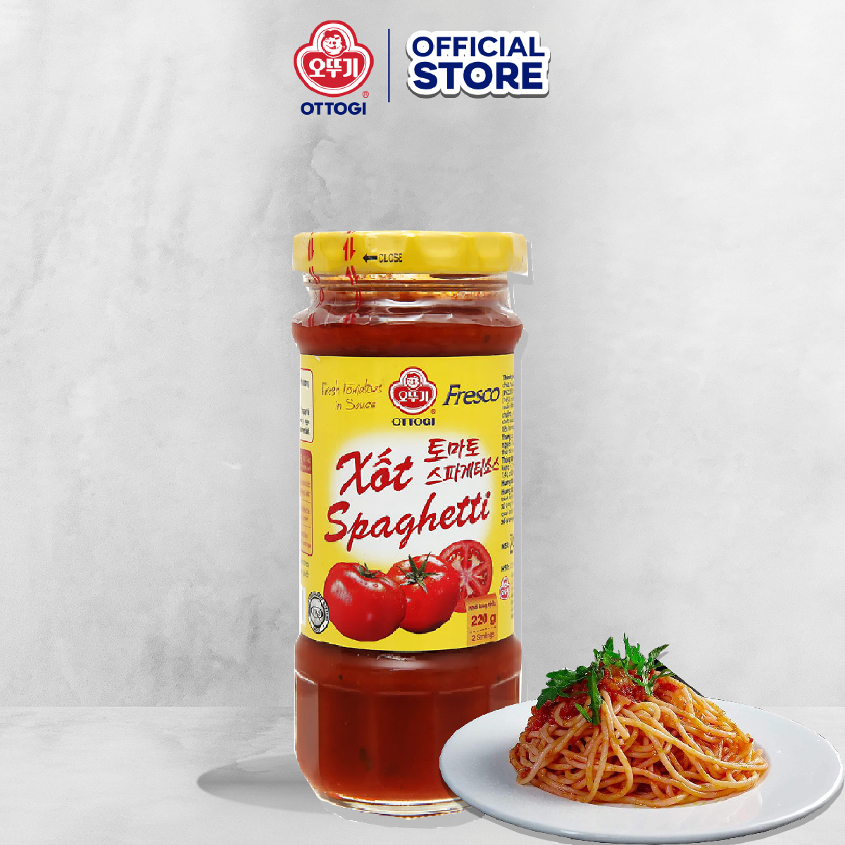 Combo 2 chai xốt Spaghetti Ottogi 220g