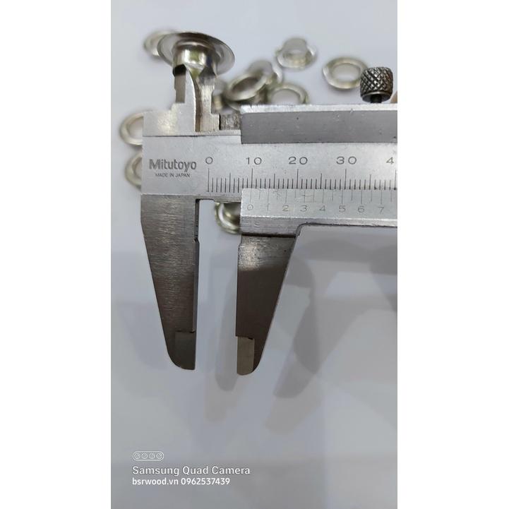 Khoen ore 10mm Khoen mắt cáo 10ly Thau không gỉ Khuy mắt cáo bấm vải Túi 100 cái Màu bạc/ vàng/ đồng