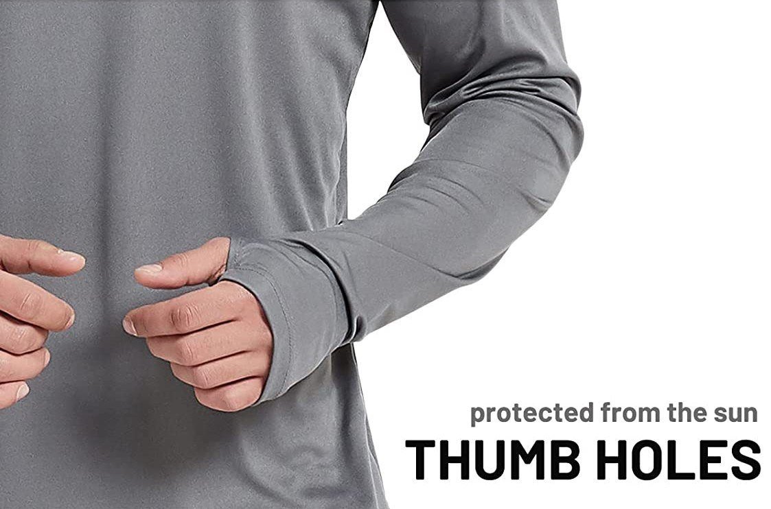 Hoodie Running /pana dành cho Nam. Chất thun thể thao dày dặn nhưng cũng cực kì chắc chắn. Form ôm người, Xám, 1/3 zip