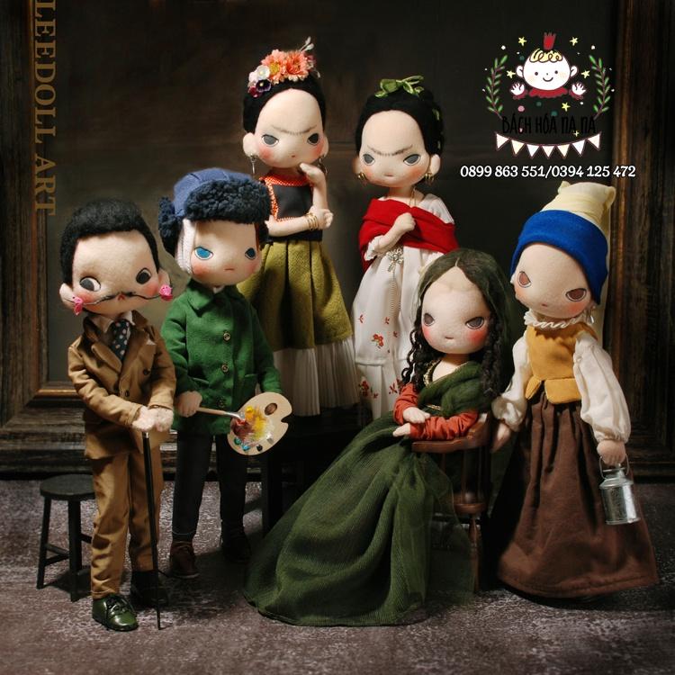 Đồ trang trí thêu tay Trung Quốc / DIY GÓI NGUYÊN LIỆU búp bê thêu tay mona lisa / LEE DOLL HANDMADE- BÁCH HÓA NA NA