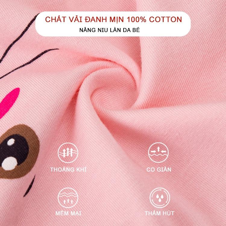 Quần lót đùi bé gái chất cotton cao cấp in hình ngô nghĩnh dễ thương HAVANA KLQ02